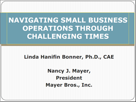 Navigating Small Business Operations Through Challenging Times